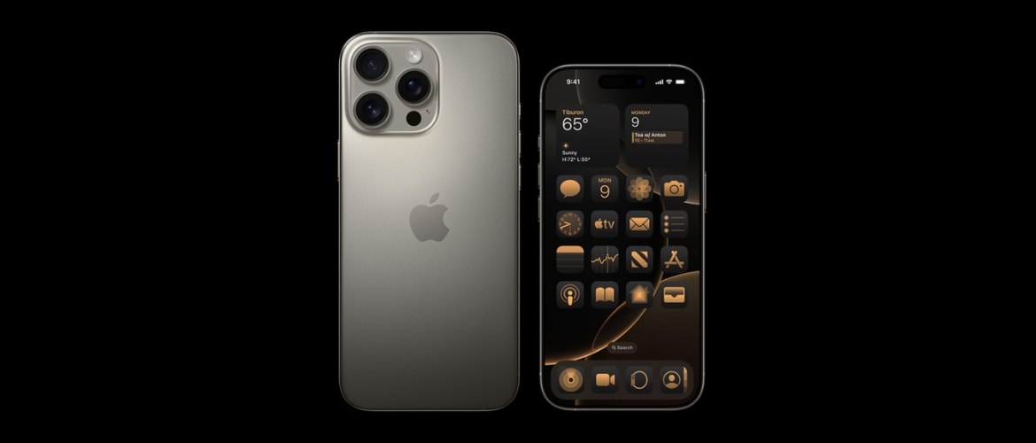 iPhone 16 Pro Max with 6.9-inch LTPO OLED display, 5x optical zoom, A18 Pro chip, titanium frame, and advanced camera controls for professional photography and gaming.